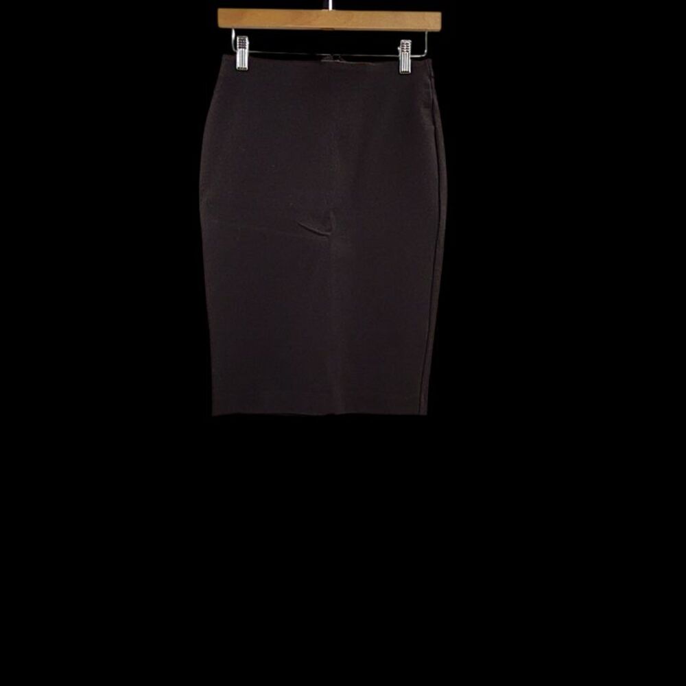 Quince Women Ultra-Stretch Ponte Pencil Skirt Black Basic Skirt XS